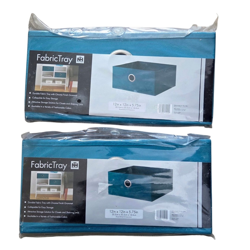 NIP Collapsible storage - Folding Nox Boxes Bins Closet Organizers Fabric Tray